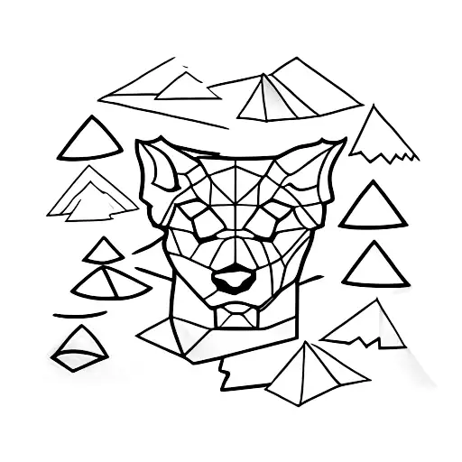 Triangles Witn Names Of Kids 'Lowie' And 'Walt'