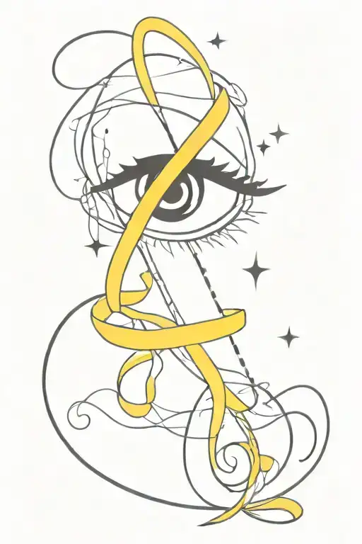 Love Yellow Ribbon Eye Spy