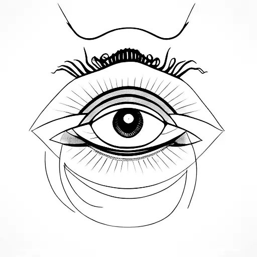 Evil Eye Being Attacket By A Scorpion