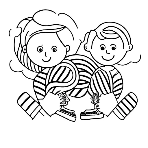 Two Kids With Parents