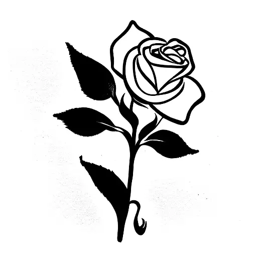 Lilly Of The Valley With A Rose