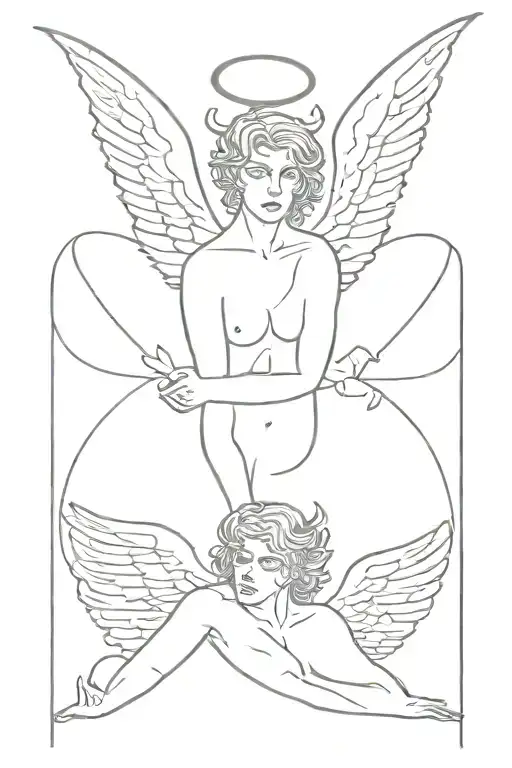 Angel And Demon In One Body