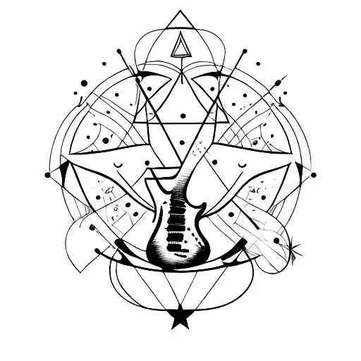 Guitar With Stellars Jay