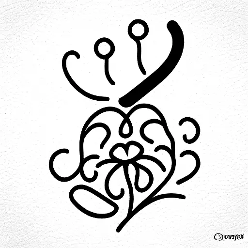 Semicolon Dancing Flower