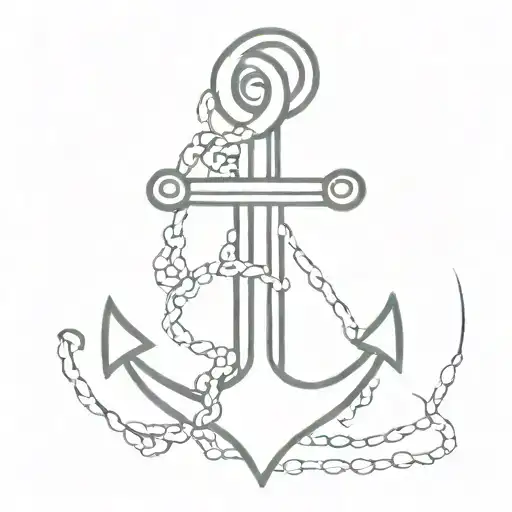 Navy Anchor