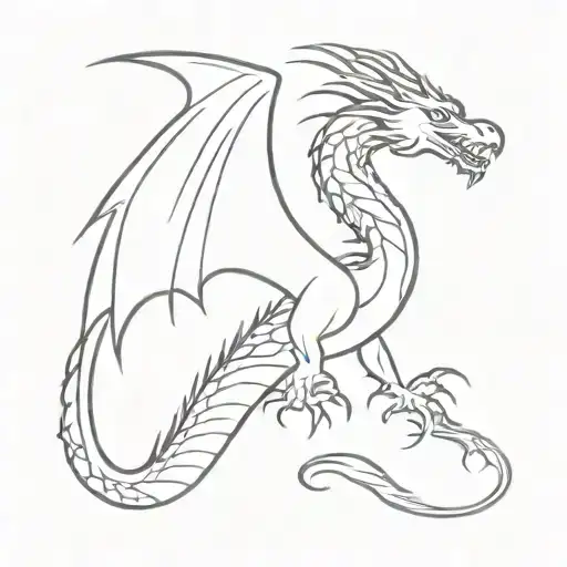 Elegant Dragon For Woman Breathing Fire Breathing Dragon