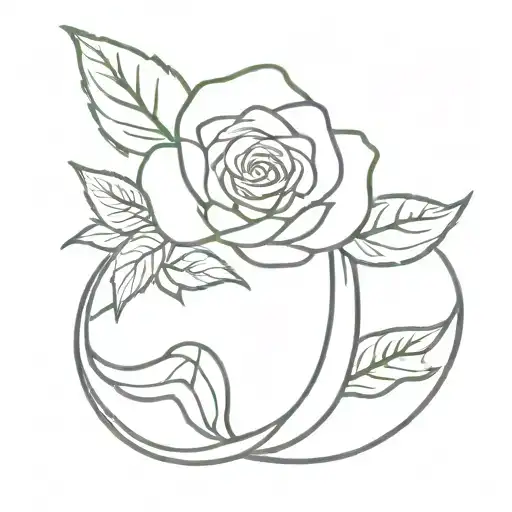 Peach Horseshoe Smile Rose Aloe Vera Plant