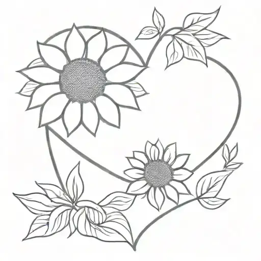 Sunflower Heart