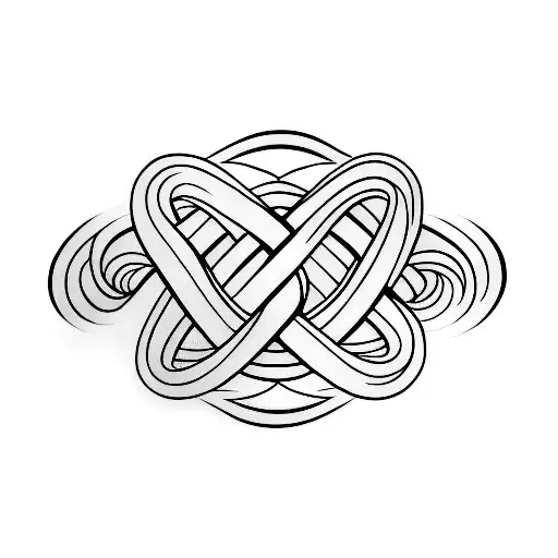 Infinity Sign Made With Water