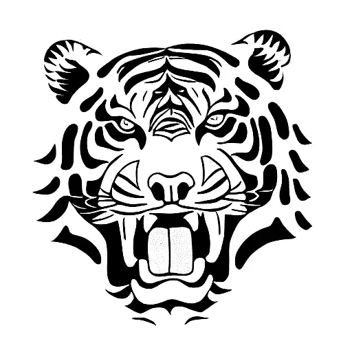 Traditional Korean Tiger And Mexico