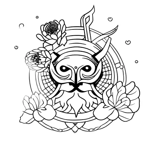 Odin With Flowers For Eyes