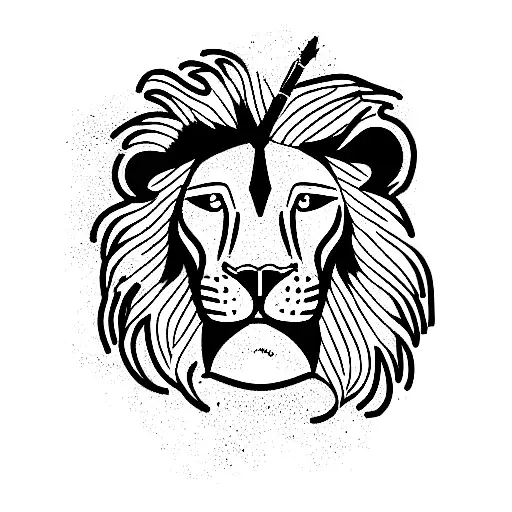 Lion With Cigarrette