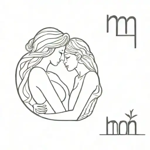 Mom With Her Date Of Birth