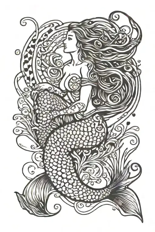Mermaid Swimming