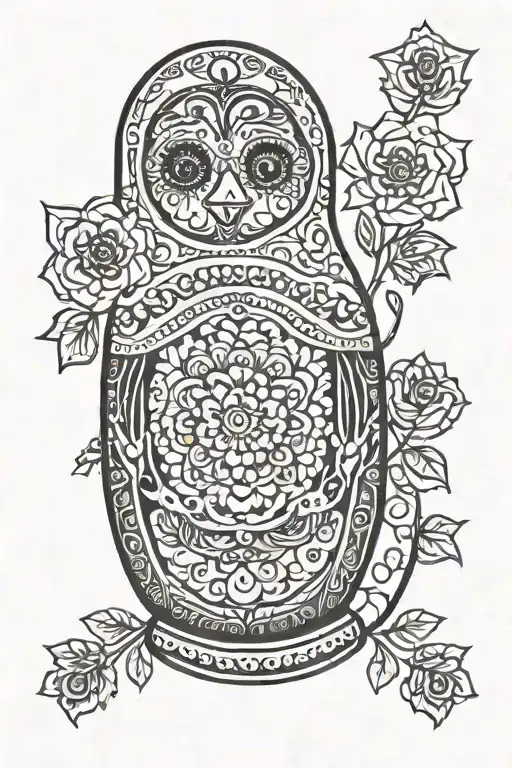 Matryoshka Doll With Water