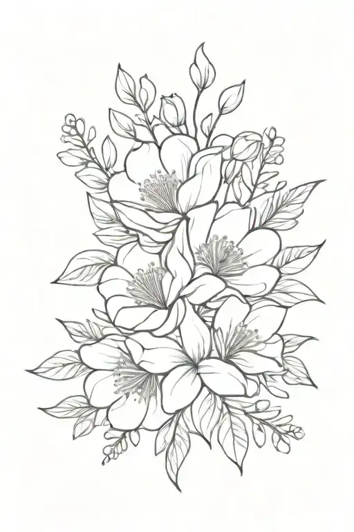 Birth Flower Bouquet