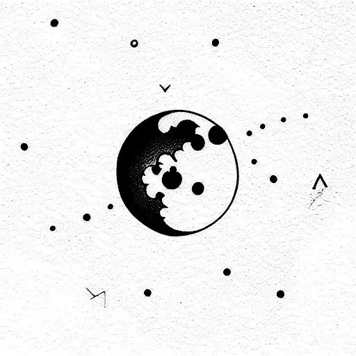 Moon Spinning Off Into Outer Space