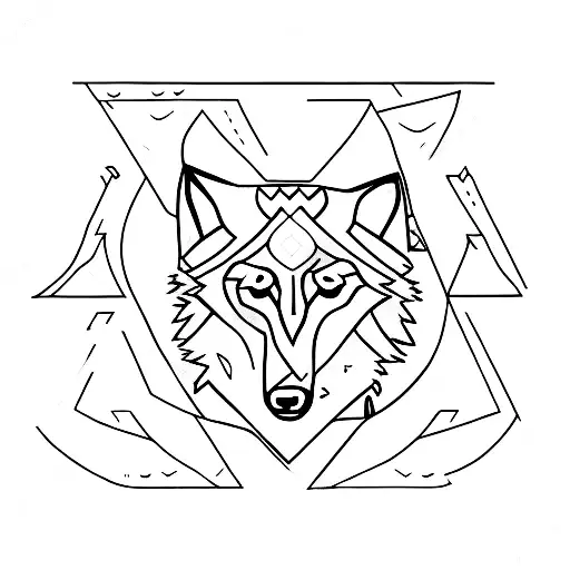 Wolf And Triangle