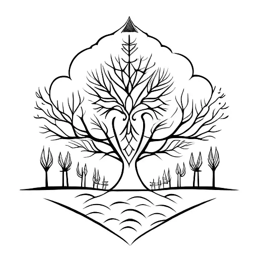 Feminine Russian Birtch Tree