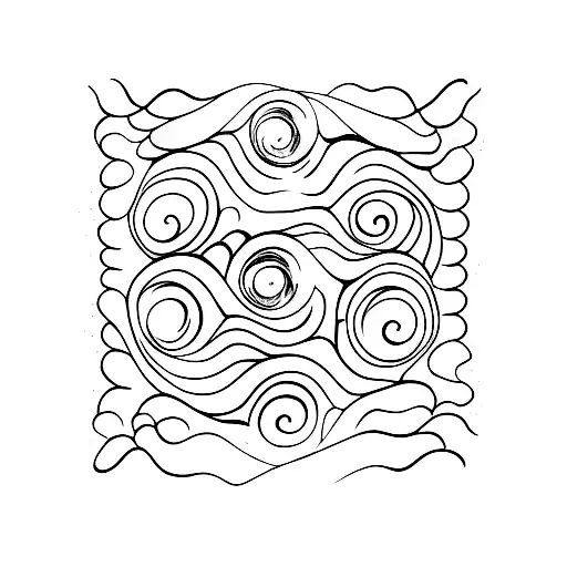 Water Waves Horizontally