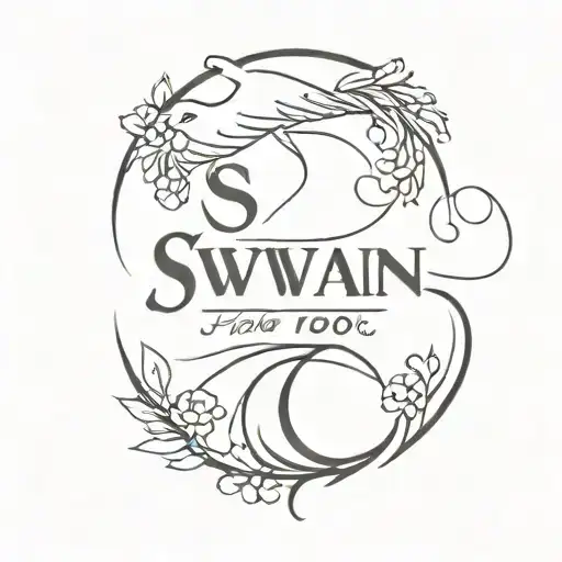 Swain Lettering With