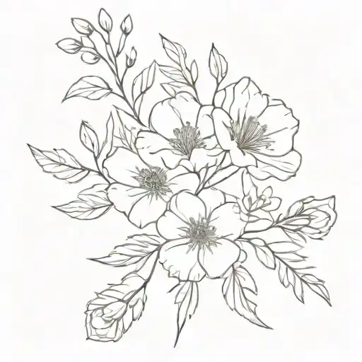 Birth Flower Bouquet