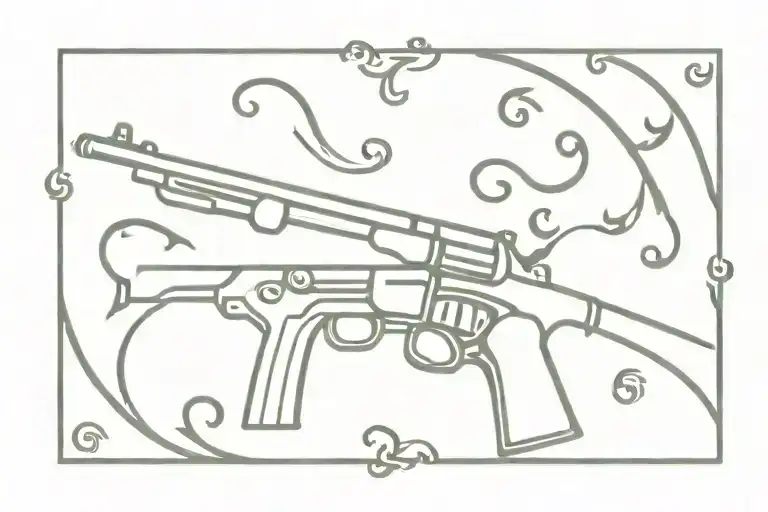 Scroll With Guns