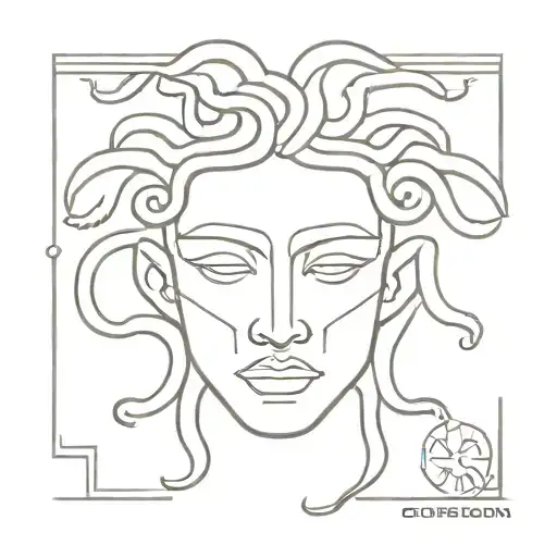Gorgon Medusa Head