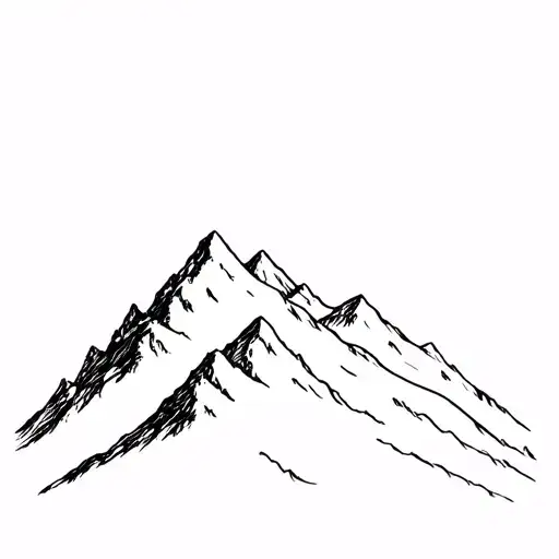 Trail Leading Half A Steep Mountain