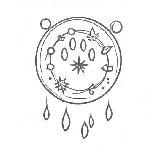 Sun And Cats Paw Print