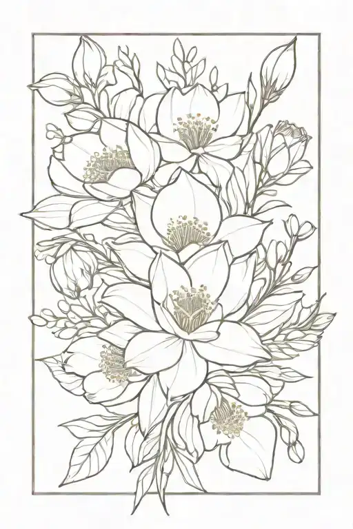 Birth Flower Bouquet