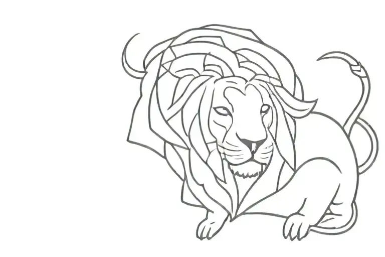 1977 With Butterfly And Lion Head Merging With 9