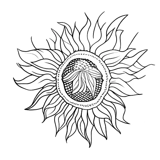 Small Dainty Sunflower