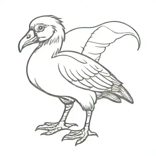 Dodo Bird Sitting