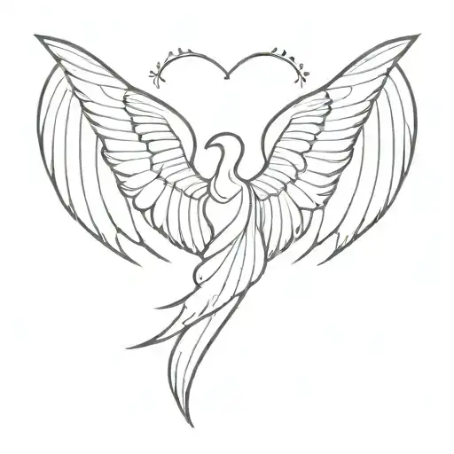 I Want A Tattoo That Is A Letter P With An Angel Wing