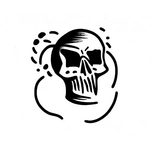 Surfing Skull
