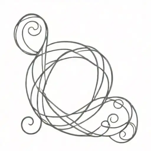 An Infinity Symbol Made Of Intertwined Feminine Symbols