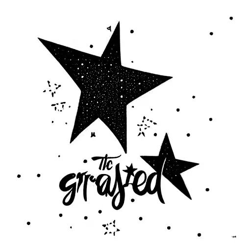 The Word Grateful With Some Stars At The End