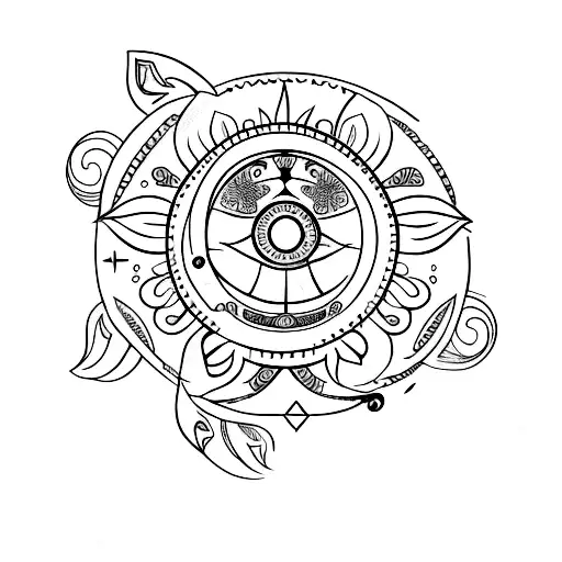 Astrology Floral Spine