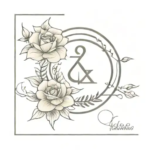 Zodiac Sign Cancer Capricorn Virgo Scorpio Anchor Flowers