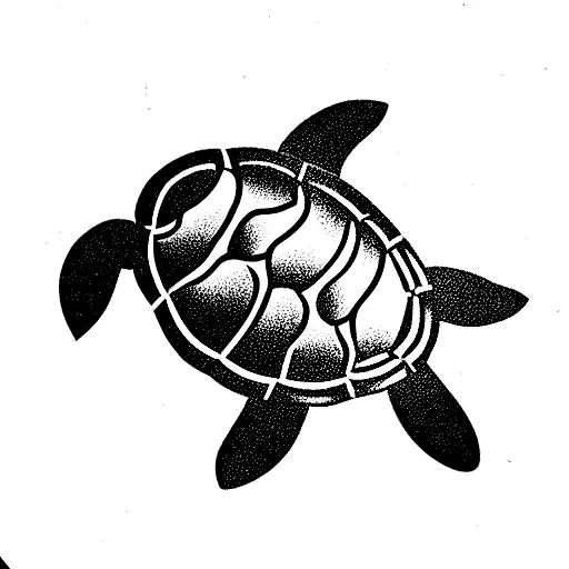 A Side View Of A Turtle