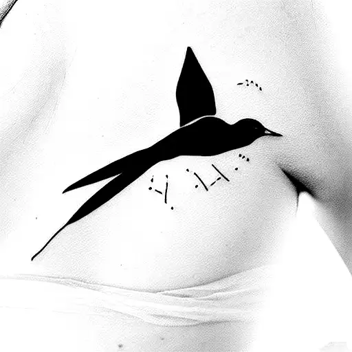 3 Swallows Bird Lineal