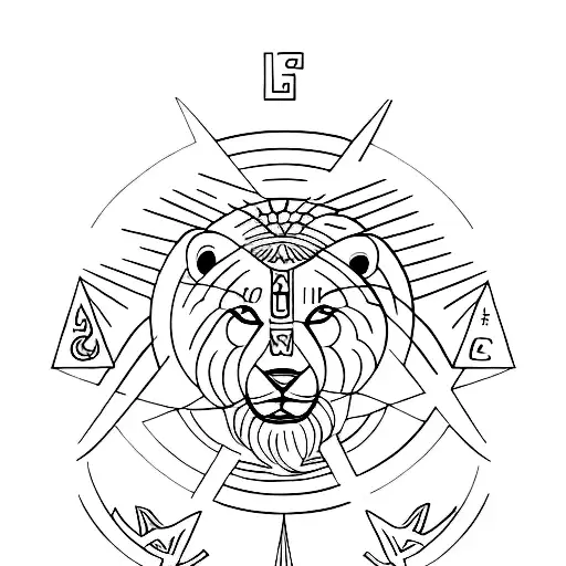 Leo And Virgo Symbol