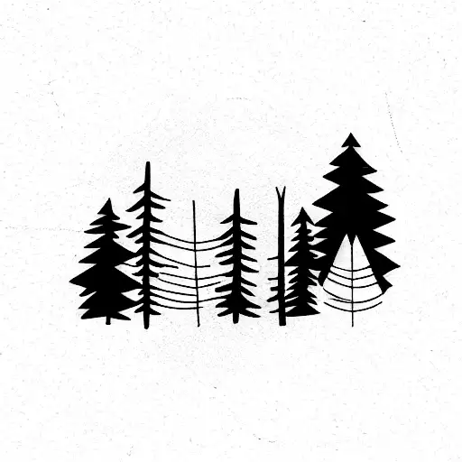 Tori Into Forest And Montain Background