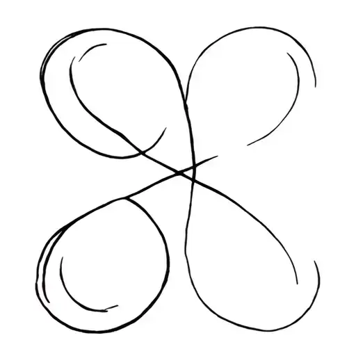 Yin Yang And Infinity Symbol