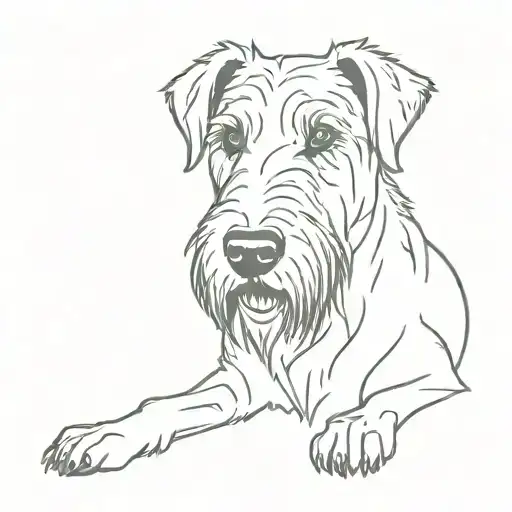 Outline Of Irish Wolfhound