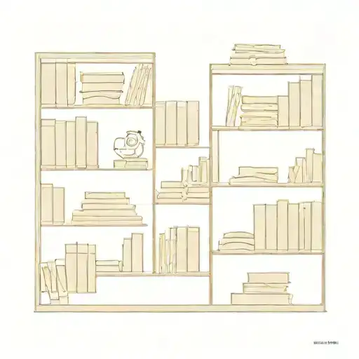 Book Shelf Filled With Books