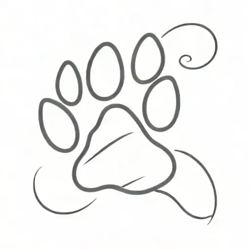 Cat Paw Print
