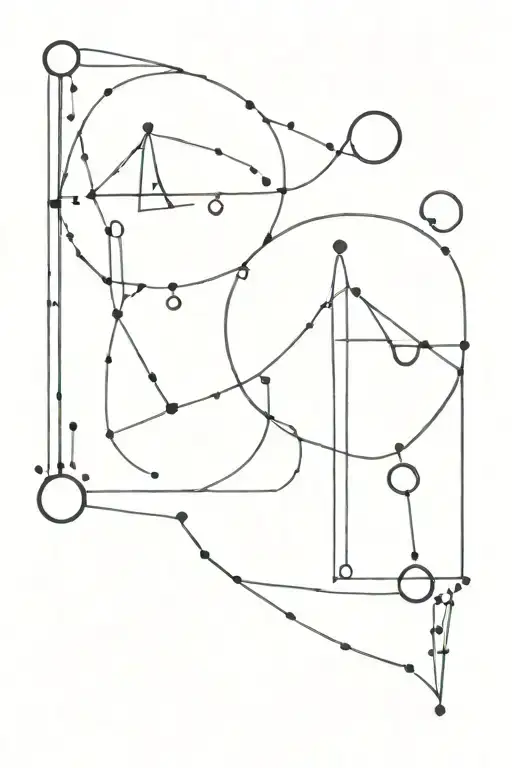 Libra And Capricorn Constellations Forming Intricate Patterns
