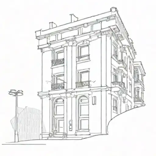 A Falling-apart Warsaw Building Supported By Money